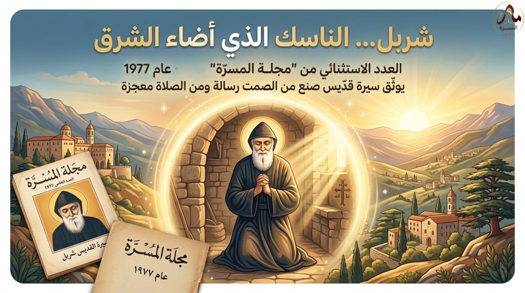 شربل… الناسك الذي أضاء الشرق